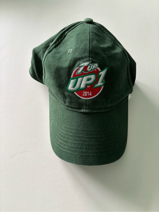 Accessories - 7UP UP1 Embroidered Logo Green Baseball Cap